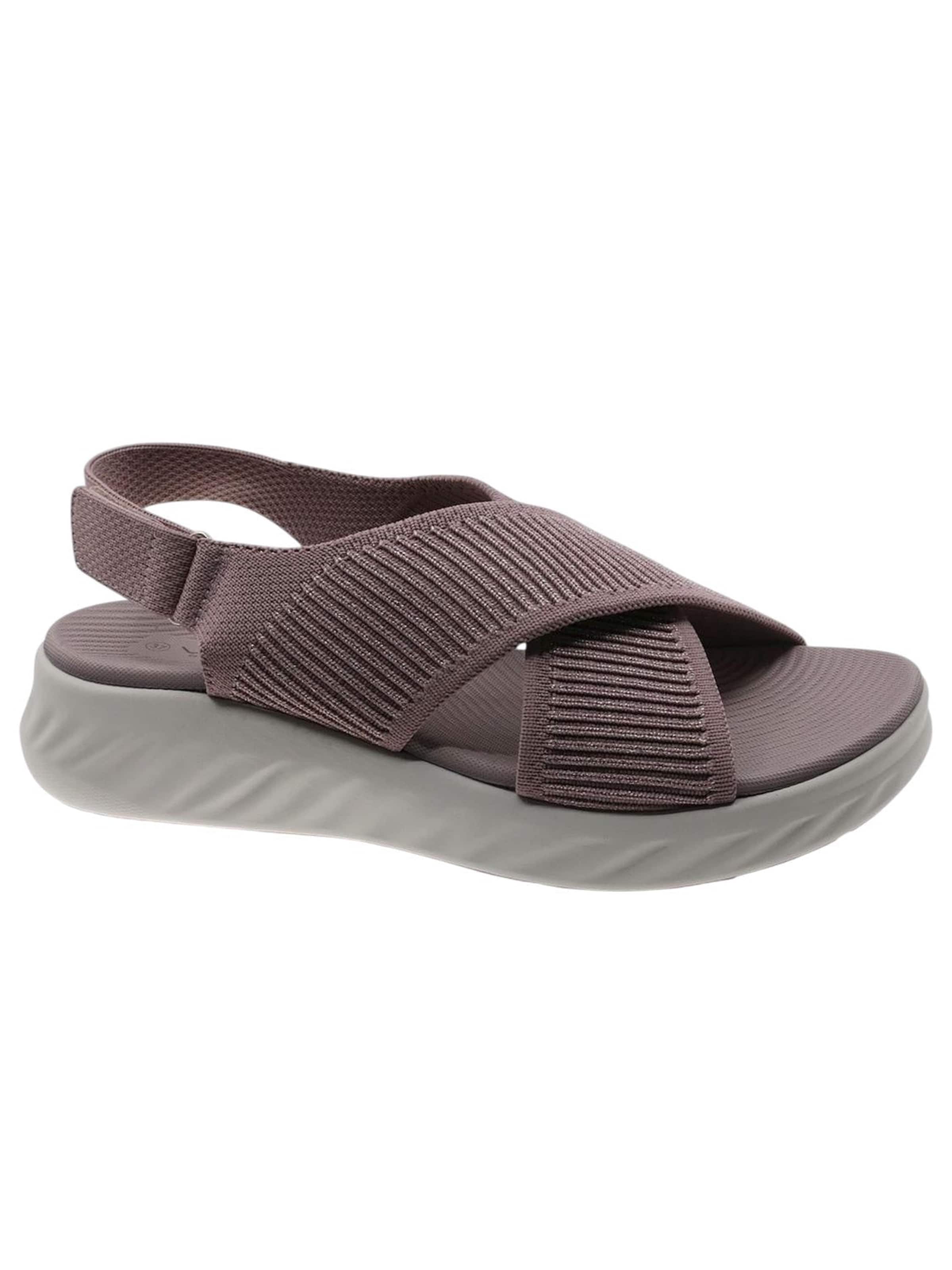 Beppi Sandale in Lila: Vorderseite