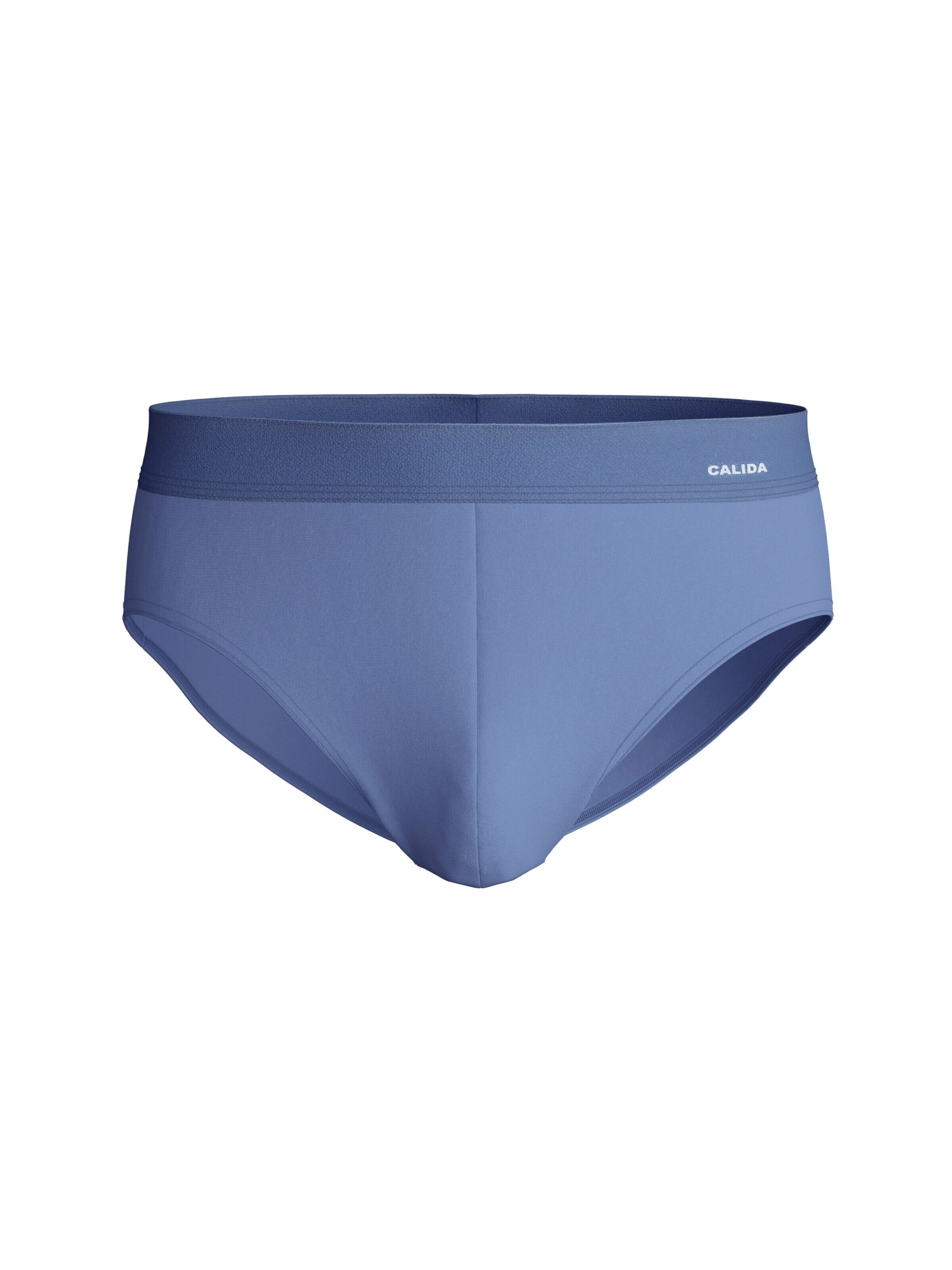 CALIDA Slip 'Cotton Code' in Blue: front