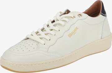 Blauer.USA Platform trainers 'MURRAY' in White: front