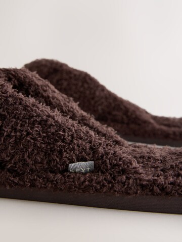 Pantoufle Next en marron