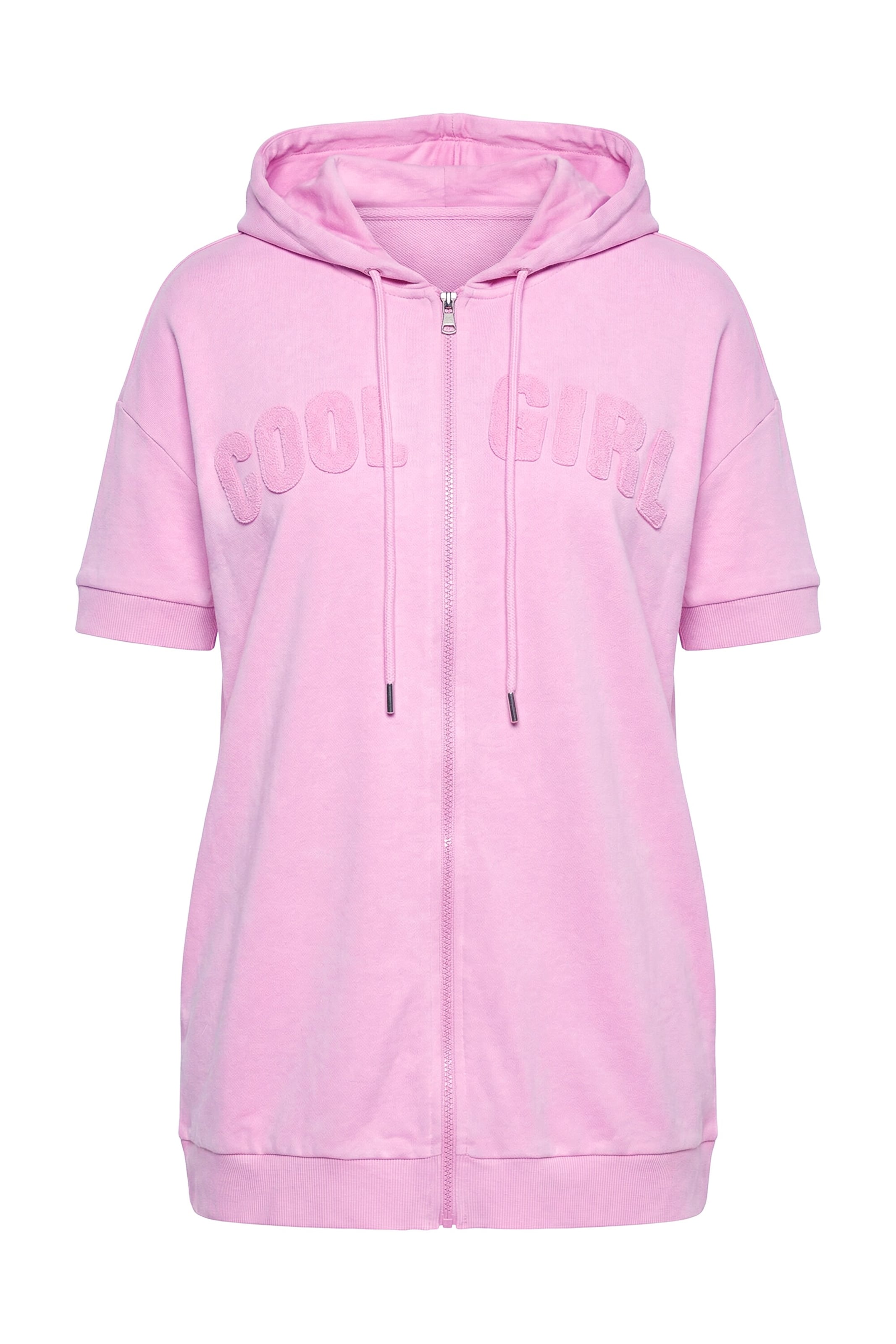 Angel of Style Sweatjacke in Pink: Vorderseite