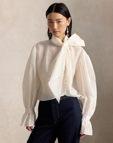 Polo Ralph Lauren Bluzka w kolorze biały: przód