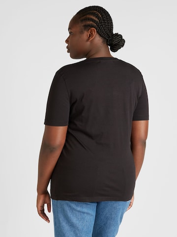 Calvin Klein Jeans Curve T-Shirt in Schwarz