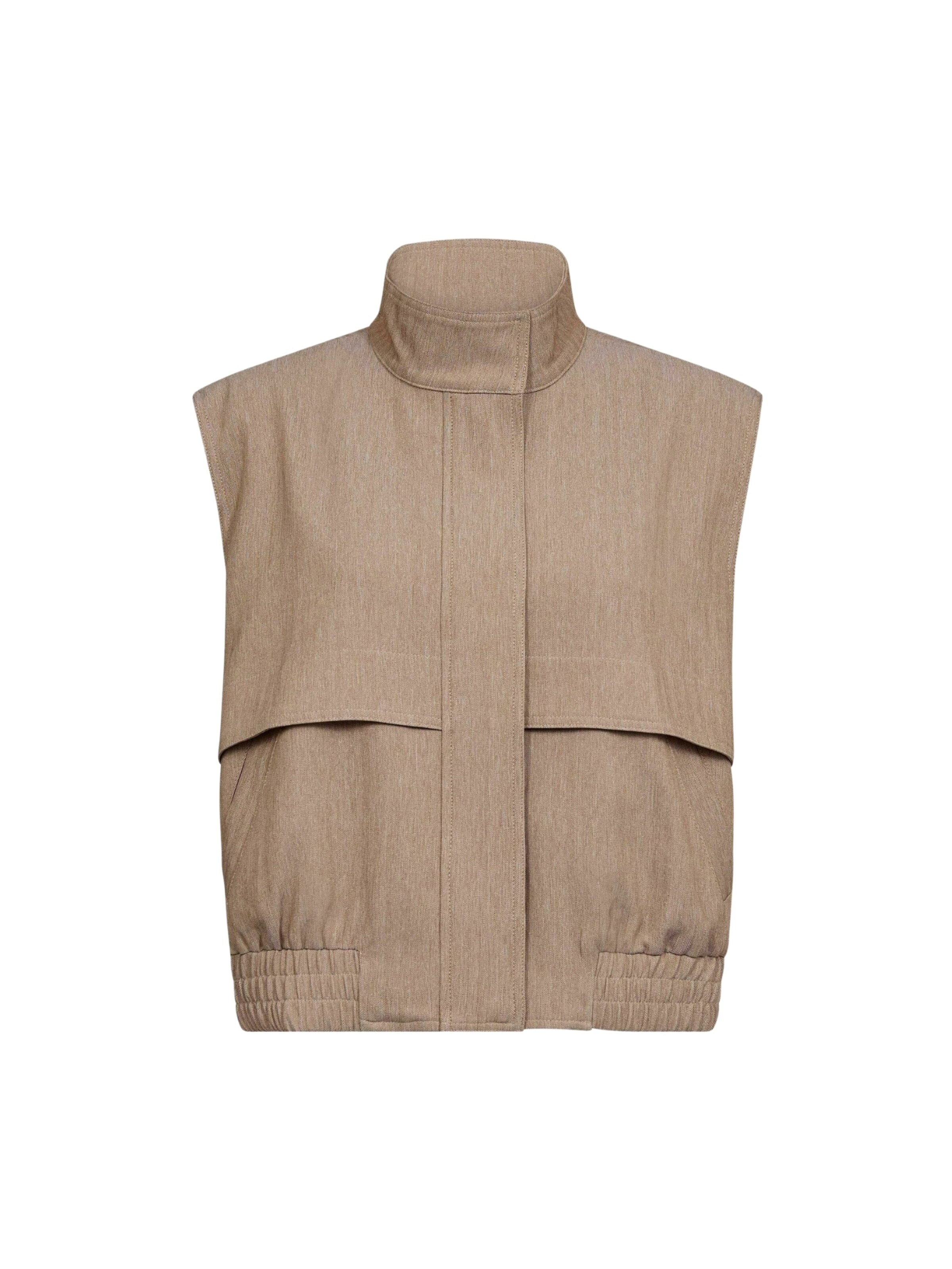 co'couture Vest ' MarloCC ' in sand, Produktansicht