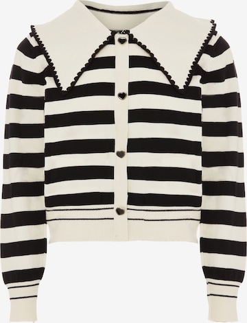 NAEMI - Casaco de malha em branco: frente