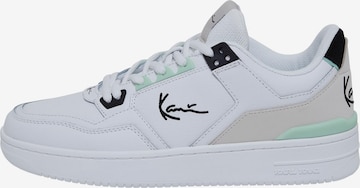 Karl Kani - Zapatillas deportivas bajas en blanco: frente