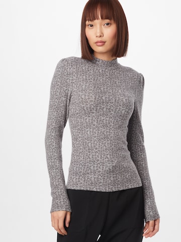 T-shirt Miss Selfridge en gris : devant