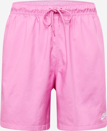 Nike Sportswear Παντελόνι 'CLUB' σε ροζ: μπροστά