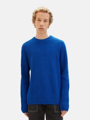 TOM TAILOR DENIM Pullover i blå: forside