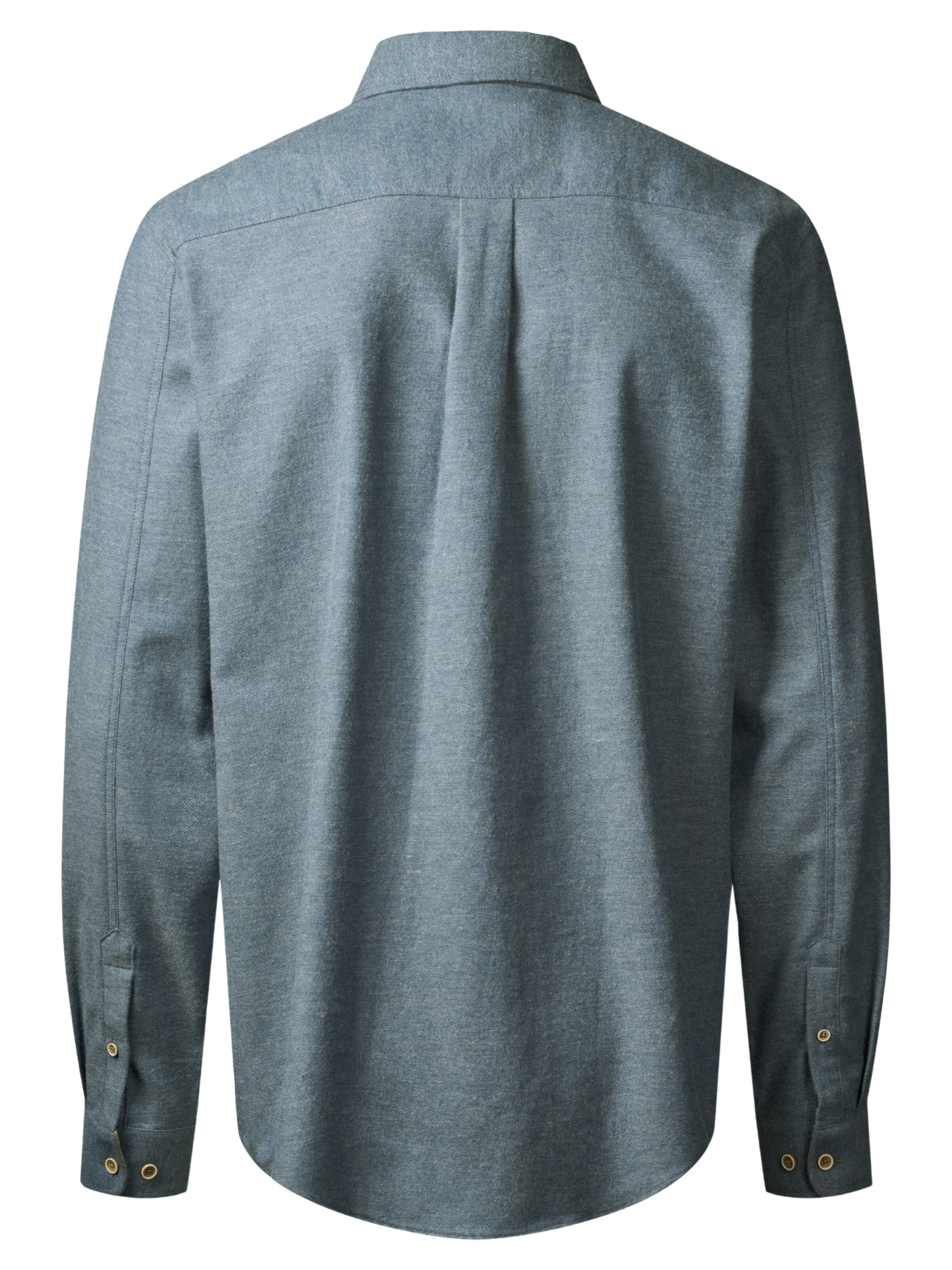 MCS Comfort fit Button Up Shirt 'Adam' in Blue