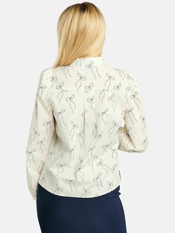 T-shirt ' FLORA ' Liberte Essentiel en blanc