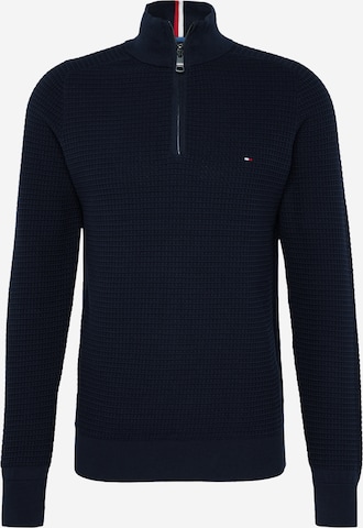 TOMMY HILFIGER Sweter w kolorze niebieski: przód