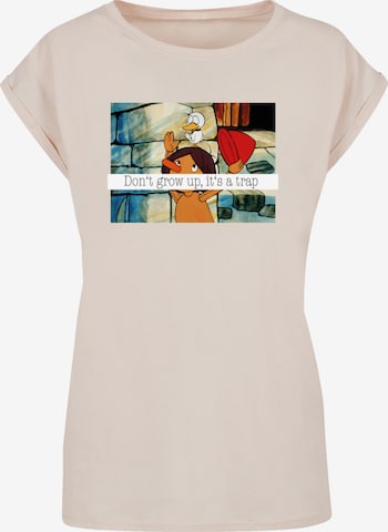 F4NT4STIC Shirt 'Heroes of Childhood Pinocchio' in Beige: Vorderseite
