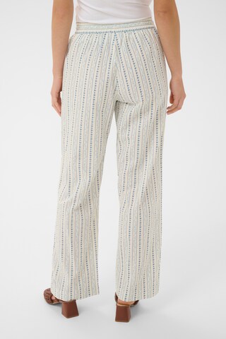 SAINT TROPEZ - regular Pantalón 'Raja' en blanco