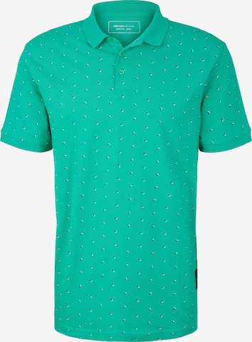 Tricou de la TOM TAILOR DENIM pe verde: față