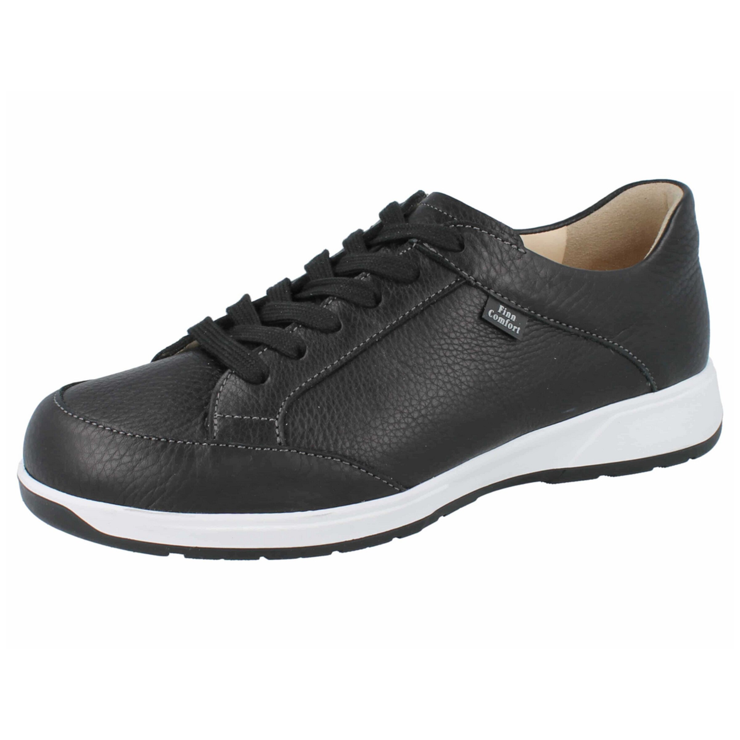 Finn Comfort Lace-Up Shoes in Black: front