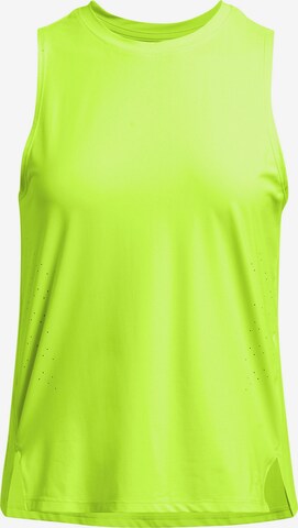 UNDER ARMOUR Sports Top 'LASER' in Green: front