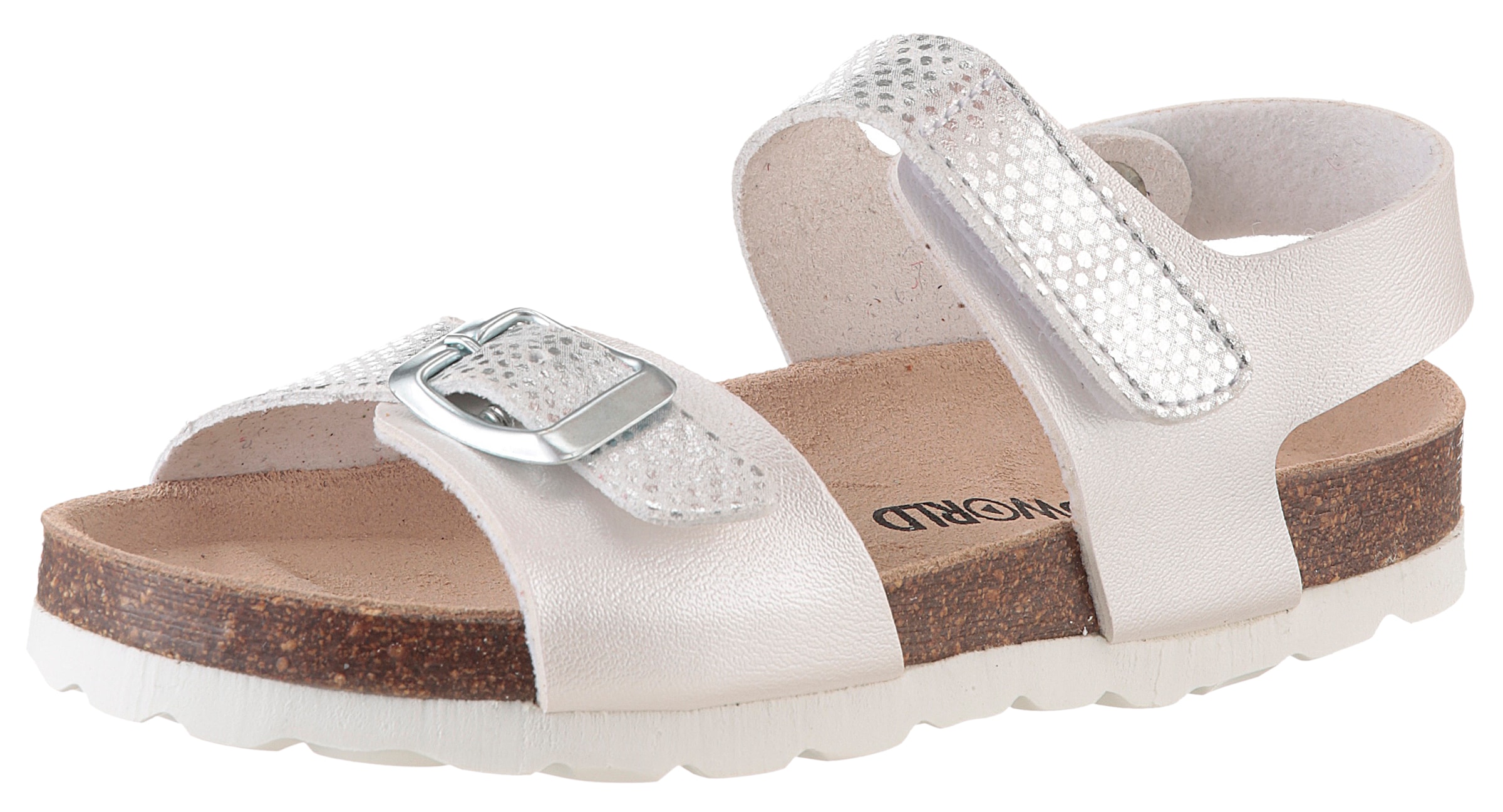 Kidsworld Sandals in Silver: front