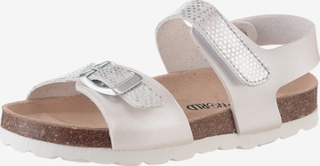 Kidsworld Sandale in Silber: Vorderseite