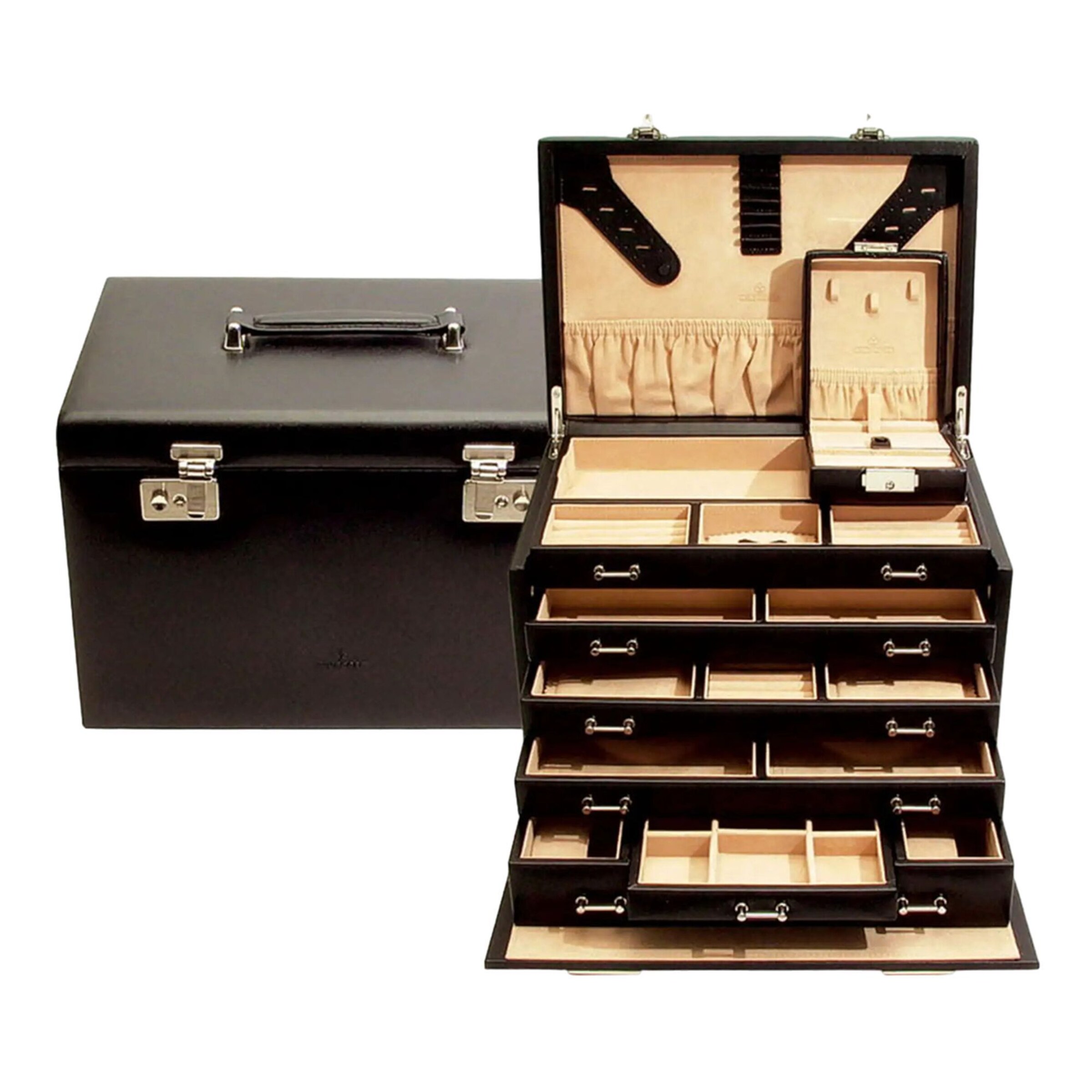 WINDROSE Schmuckkoffer 'Ambiance' in Schwarz