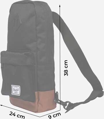 Herschel Rucksack 'Heritage' in Schwarz