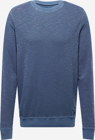 Felpa di CAMP DAVID in blu: frontale