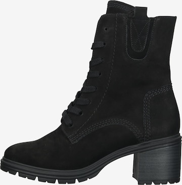 GABOR Lace-Up Ankle Boots in Black