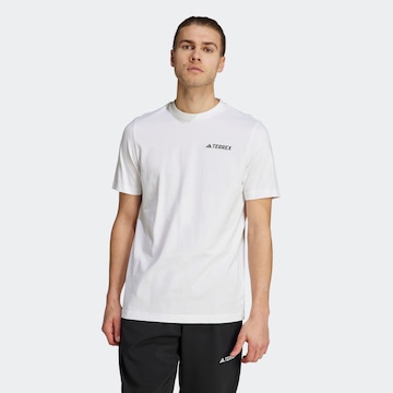 ADIDAS TERREX Functioneel shirt in Wit: voorkant