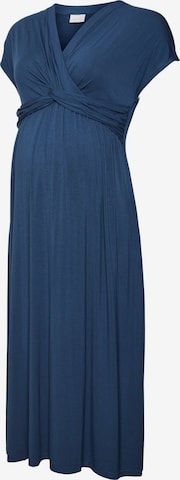 MAMALICIOUS Šaty 'Dora' – modrá: přední strana