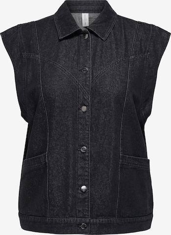 Gilet 'Carkennedy' ONLY Carmakoma en noir : devant