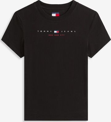 Tommy JeansMajica - crna boja: prednji dio