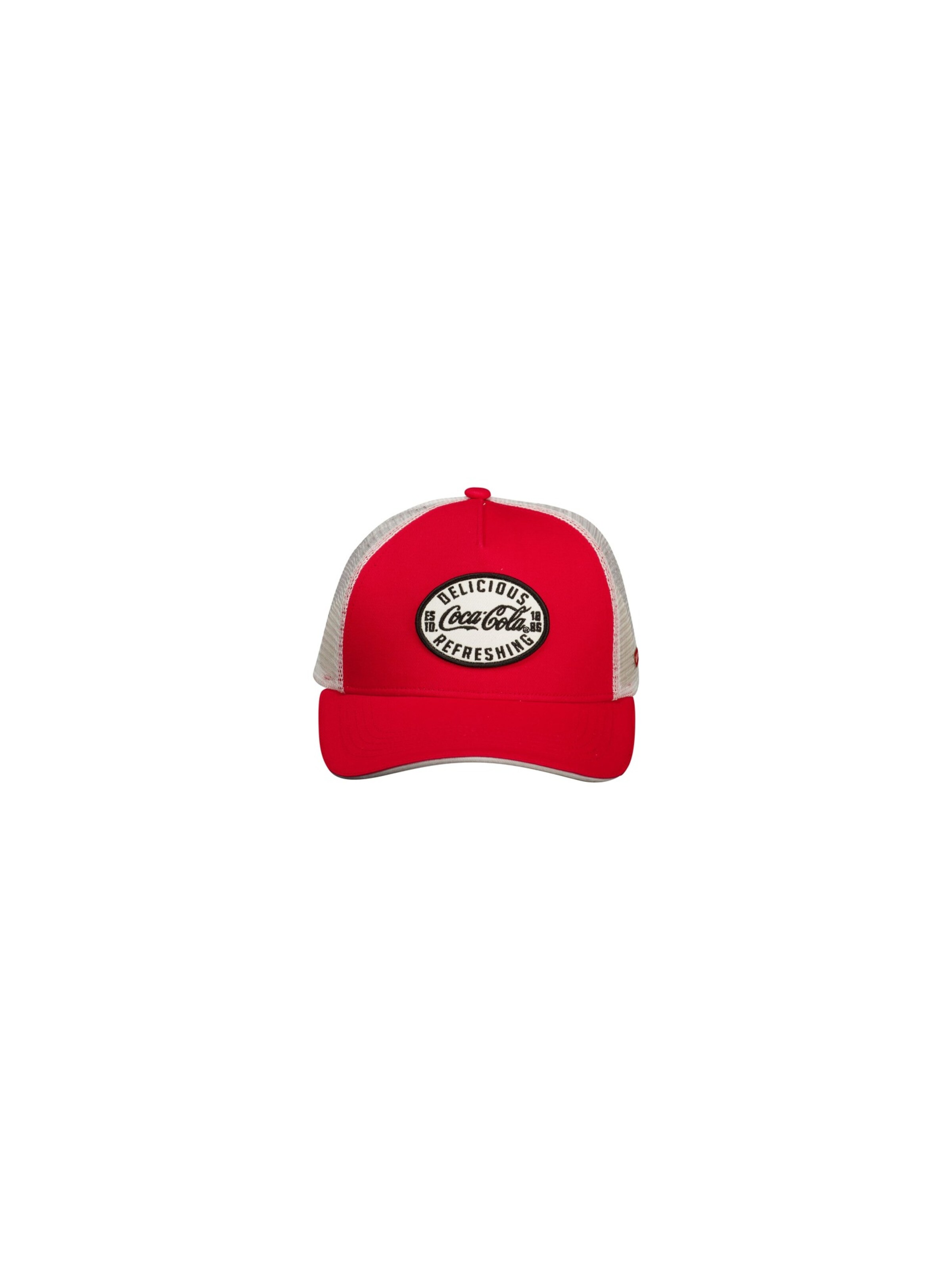 Casquette ' FIZZ ' Deeluxe en rouge : devant