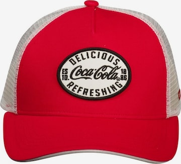 Casquette ' FIZZ ' Deeluxe en rouge : devant