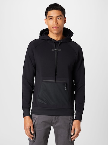 On Sweatshirt in Zwart: voorkant