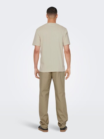 Only & Sons T-Shirt 'Max' in Beige