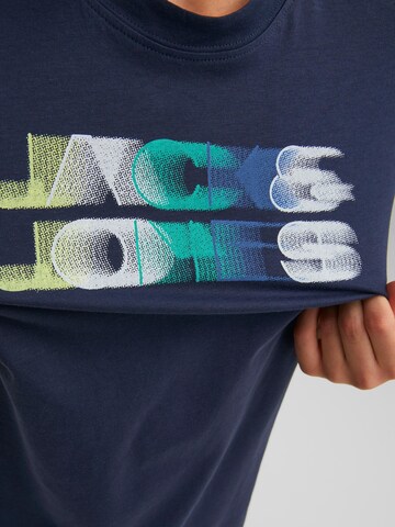 Jack & Jones Junior Tričko 'Chack' – modrá