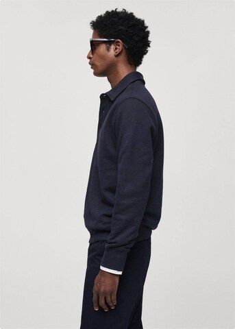 MANGO MAN Sweatshirt 'beach' in Blau