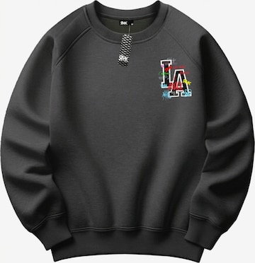 RMK Sweatshirt 'Los Angeles LA' in Grey: front