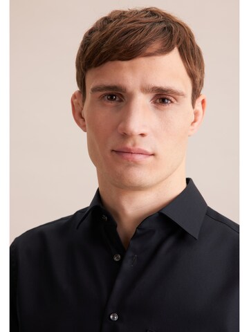 SEIDENSTICKER Regular fit Business shirt 'Smart Classics' in Black