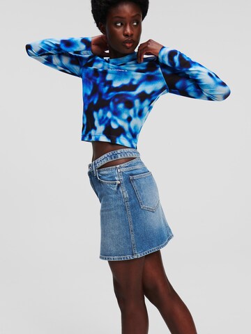 KARL LAGERFELD JEANS Nederdel i blå