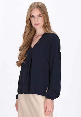 DreiMaster Klassik Blouse in Blue: front