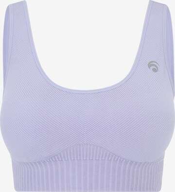 OCEANSAPART Bralette Sports bra 'Riley' in Purple: front