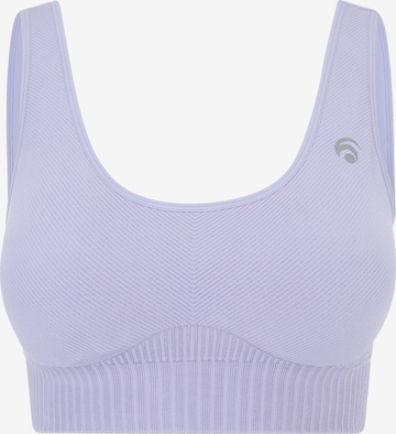 OCEANSAPART Bralette Sports Bra 'Riley' in Purple: front