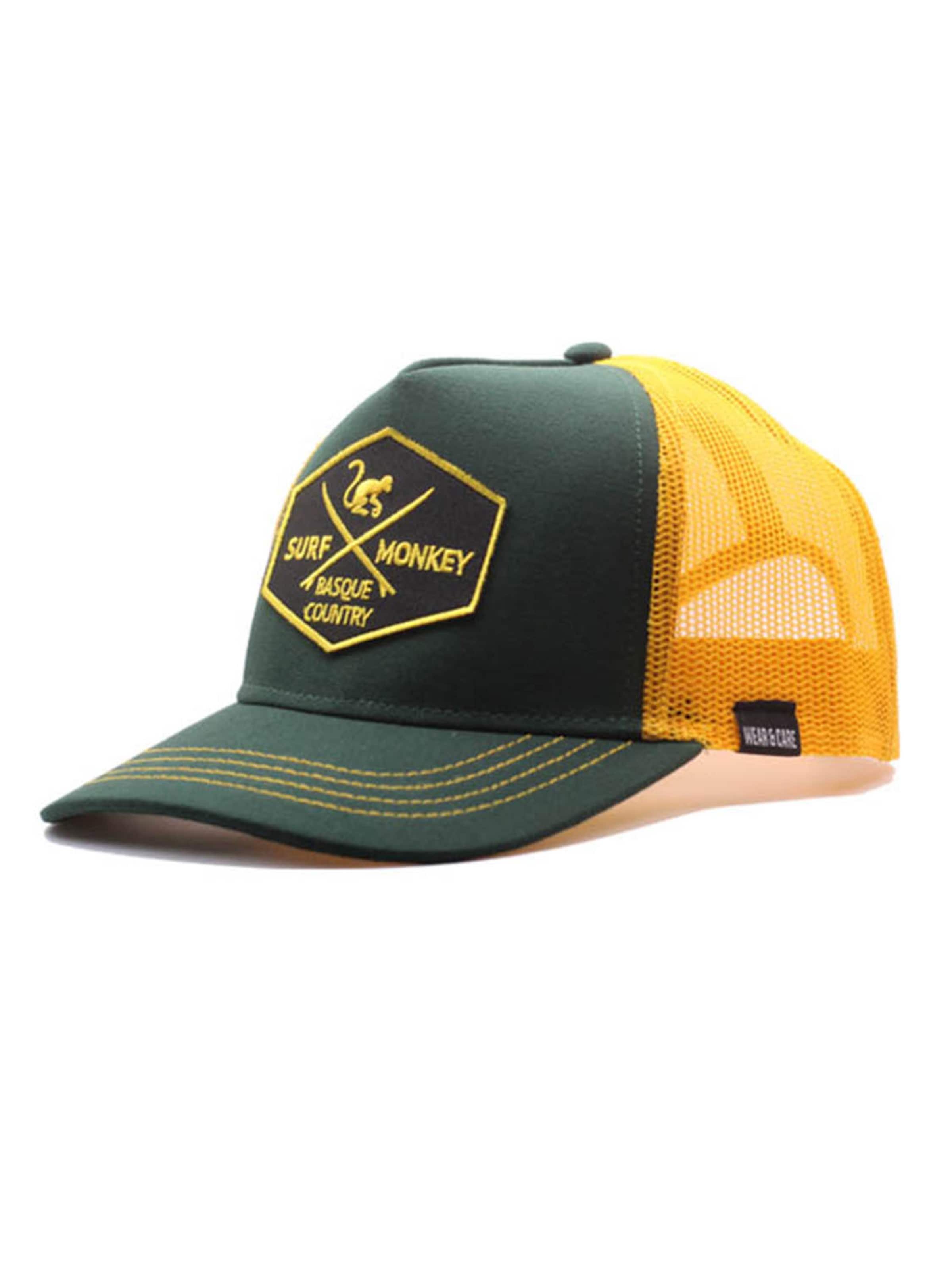 Surf Monkey - Gorra deportiva en azul: frente