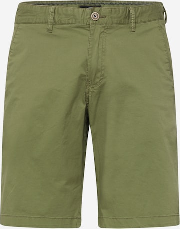 FYNCH-HATTON Regular Chino in Groen: voorkant