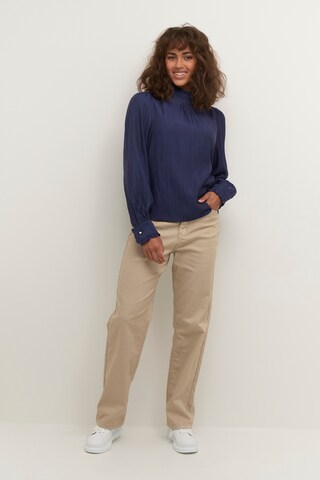 Cream Blouse 'Anny' in Blauw