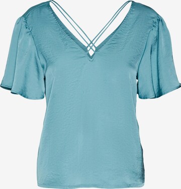 VERO MODA Blouse 'Anny' in Blauw: voorkant