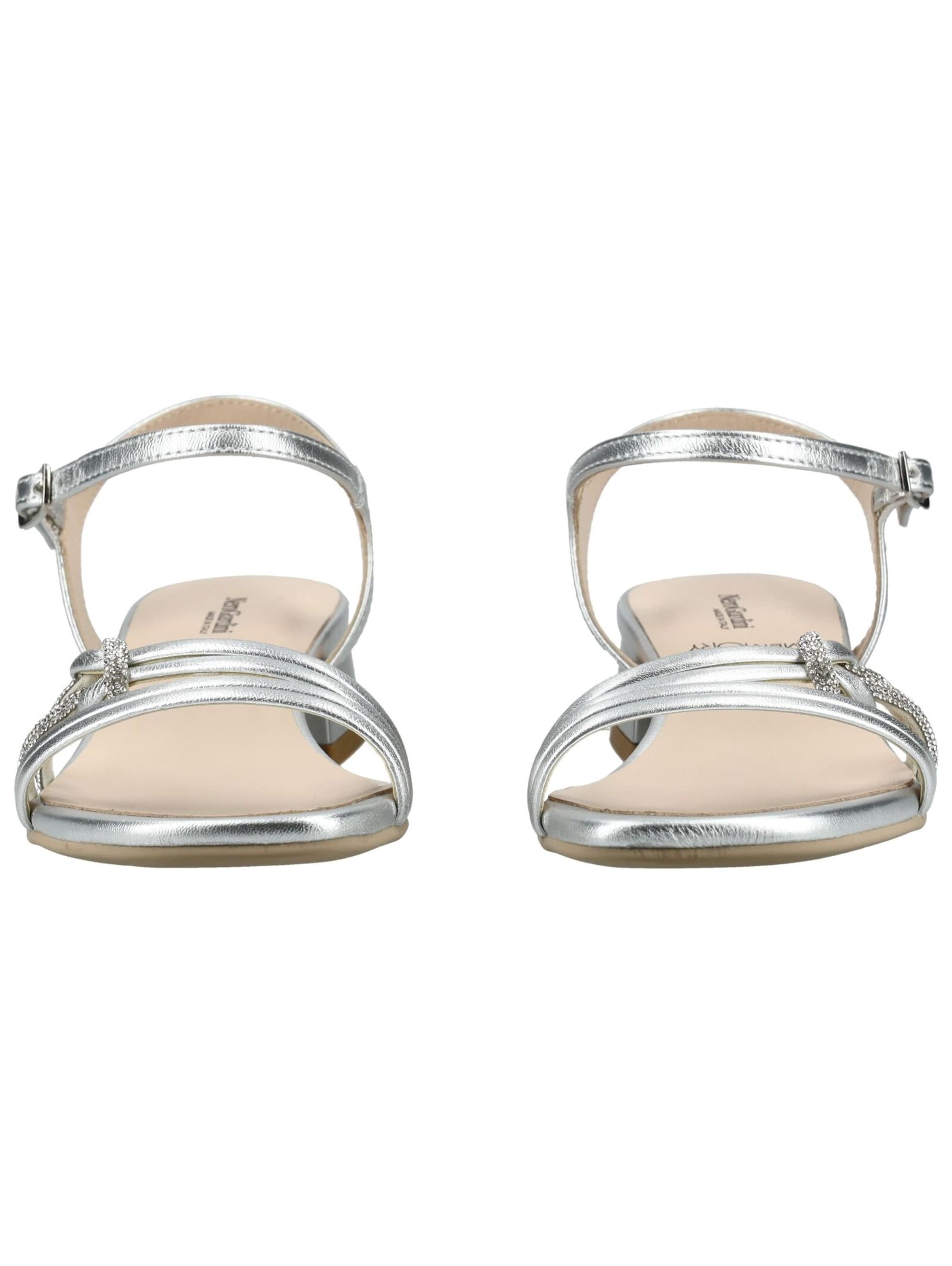 Nero Giardini Riemensandale in Silber