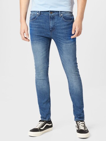 Skinny Jeans de la BURTON MENSWEAR LONDON pe albastru: față