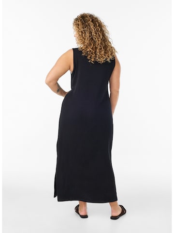 Zizzi Strickkleid 'Vcarly' in Schwarz